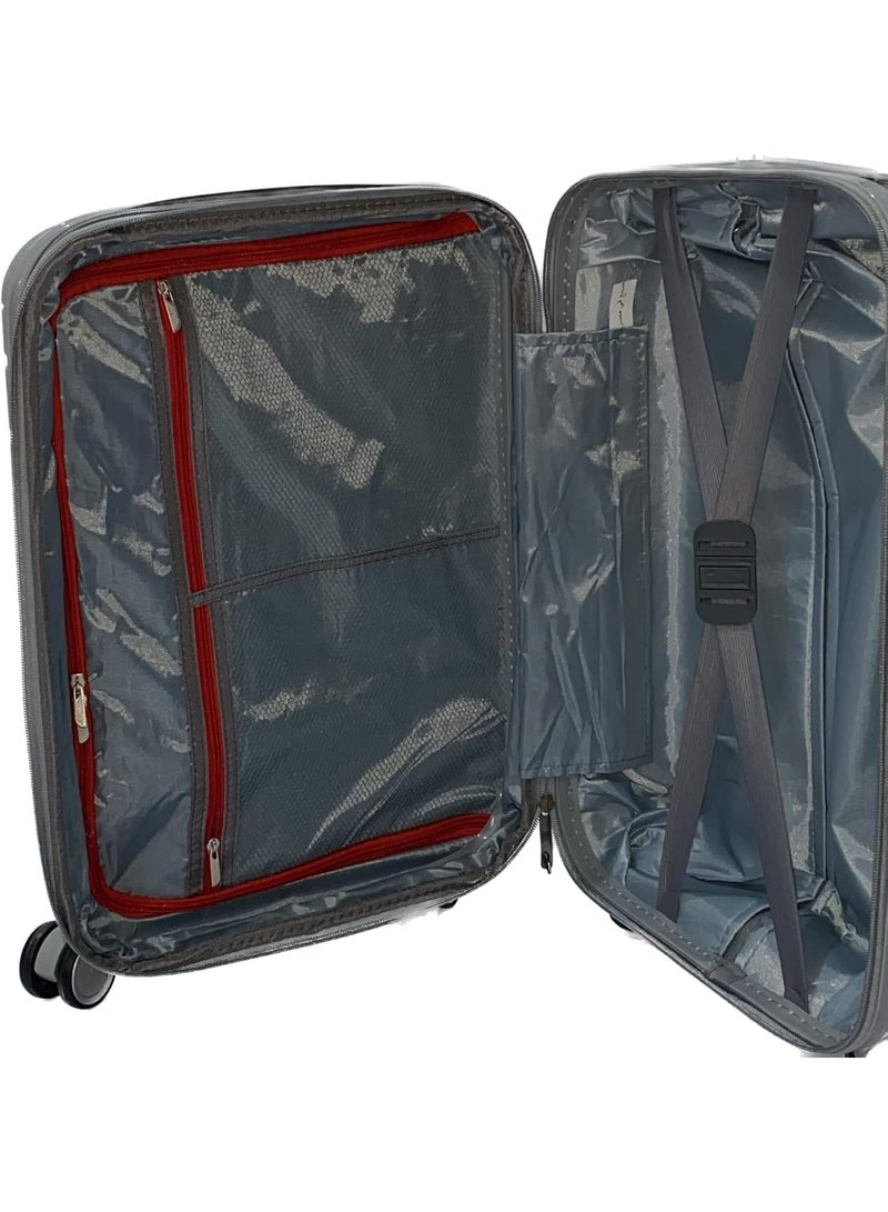 Premium 5-Piece PP Luggage Set - Ultra-Durable & Lightweight Polypropylene Trolley Bags with 360° Double Spinner Wheels, TSA Lock & Telescopic Handle - Image 4